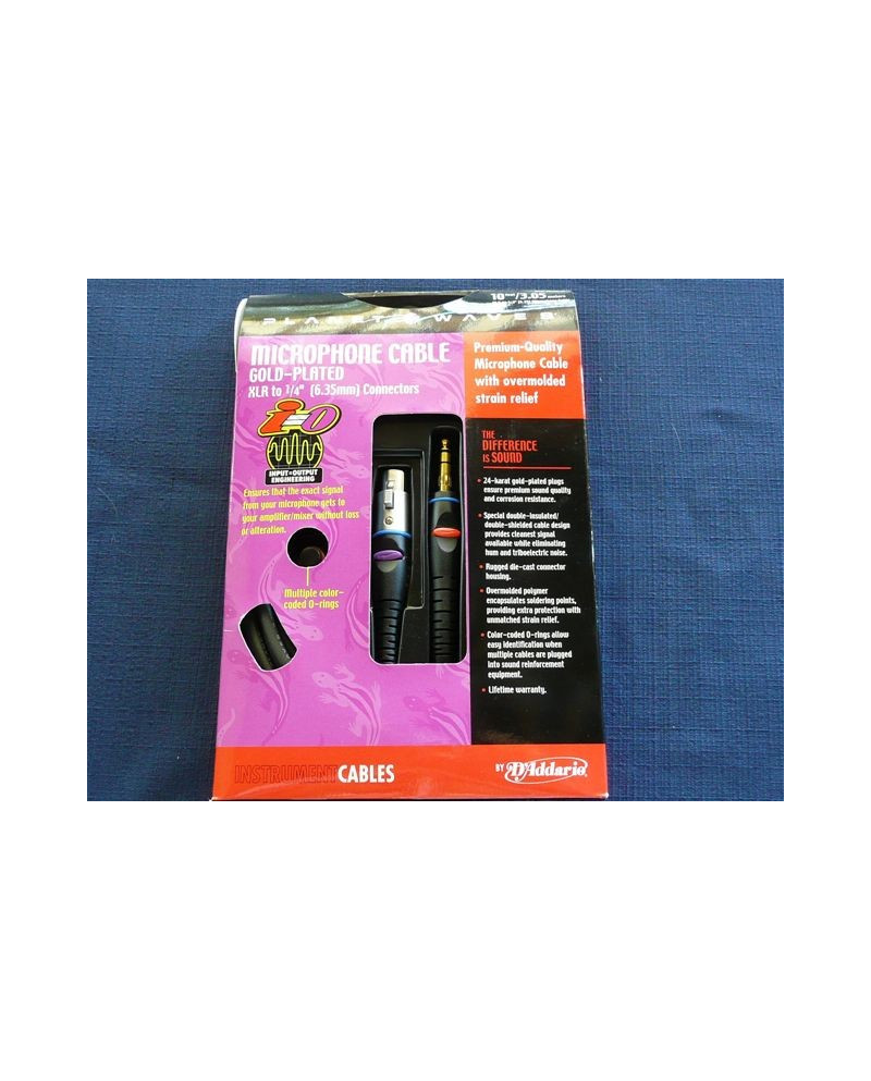 cordon microphone Jack/xlr 3,05 métres
